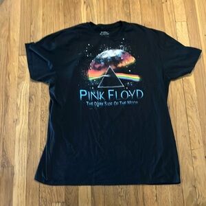 NWT Pink Floyd Dark Side of the Moon Black Tee Side XXL